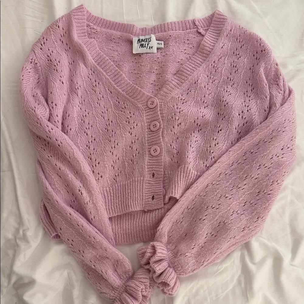 Princess Polly Pink Cardigan Sweater